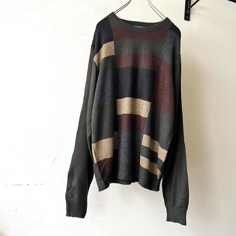 90-00's Dockers Switch Pattern Knit Sweater