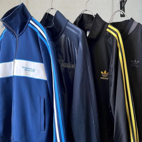 90's  adidas "the world of sport one" Velours Track JKT