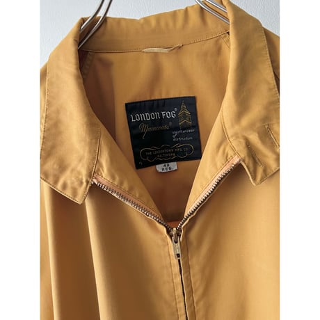 60's London Fog Mustard Color Drizzler JKT (made in USA)