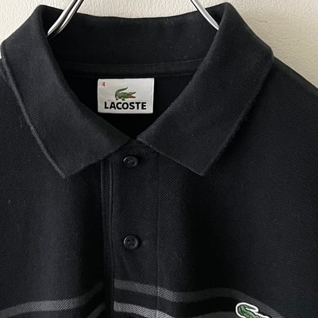 LACOSTE Border Pattern Polo-Shirt