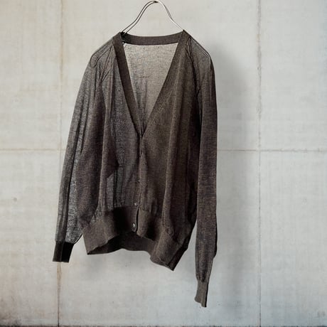 Linen mix Sheer Cardigan