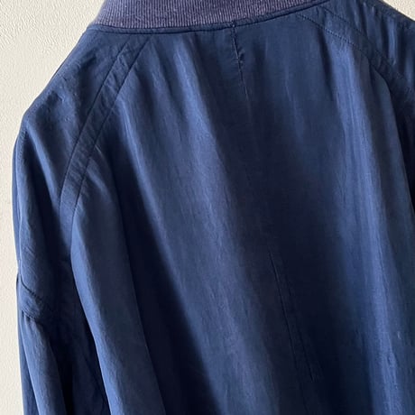 80-90's Euro Silk Zip-up JKT