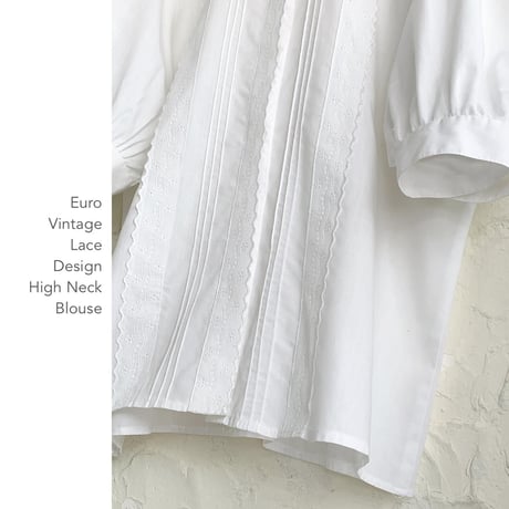 Euro Vintage Lace Designブラウス
