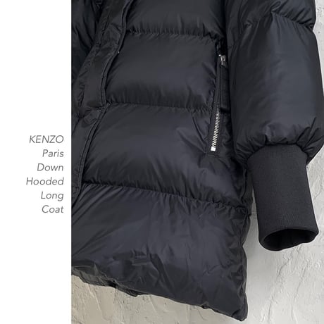 KENZO Paris Down Hooded コート