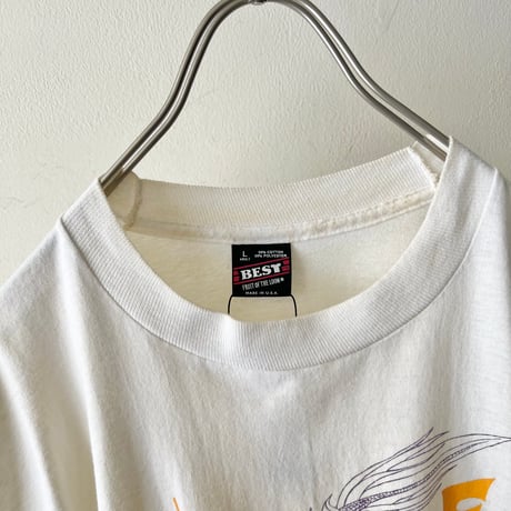 90's fruits of the loom Asian festival Print Tee (made in USA)
