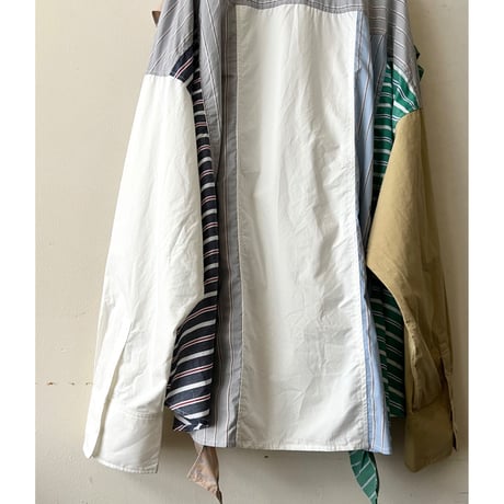GENE HEAVENS(jp) Remake Like Frill Design Over Shirt