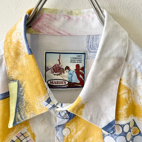 90's Euro Art Pattarn Shirt