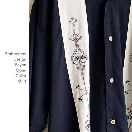 Embroidery Line Designシャツ