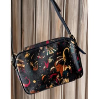 Vintage PIERO GUIDI Patterned Leather Bag