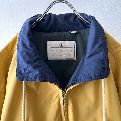 90's Towne from London Fog High Neck Design Cotton JKT