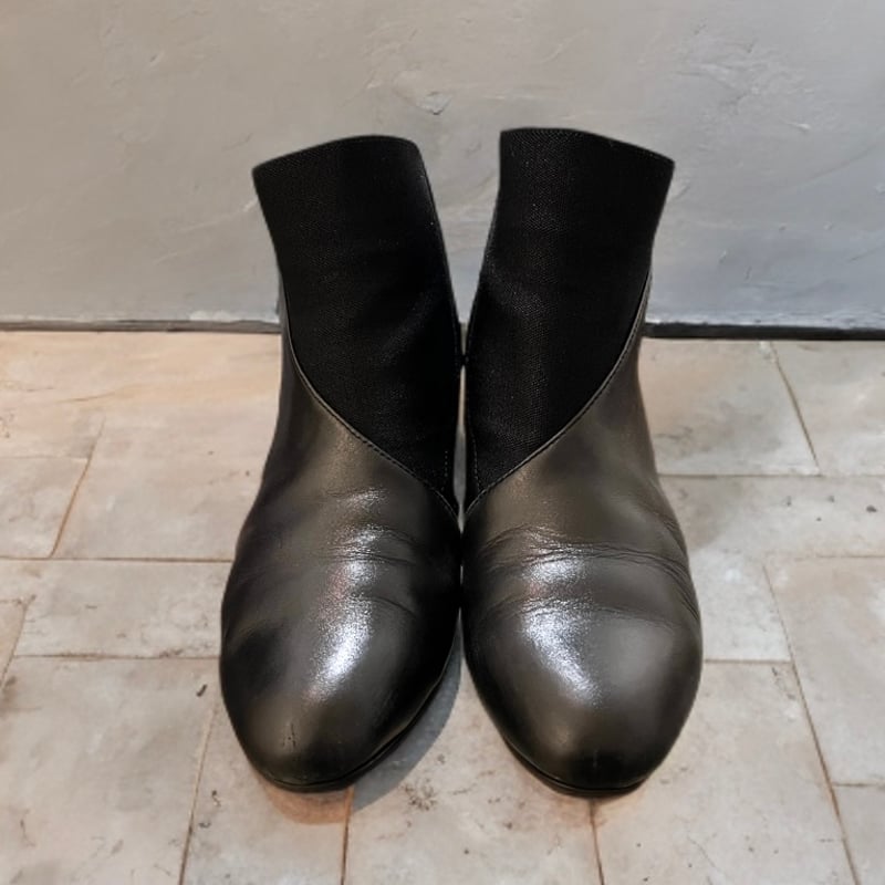 ISSEY MIYAKE × un Metal Heel Goa Short Boots |
