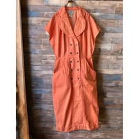 Old FENDI French Sleeve Denim Dress (made in Italy)