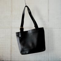 90's Old Coach Leather Tote Bag (made in Costa Rica)