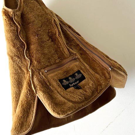 Old barbour Fur Liner Vest