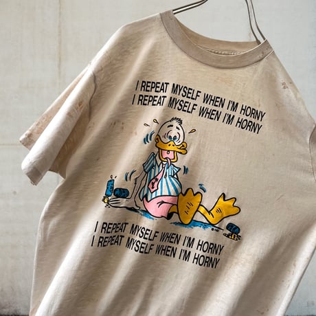 【BORO】 80's Royal First Class "Sloppy Duck" Print Tee (made in USA)