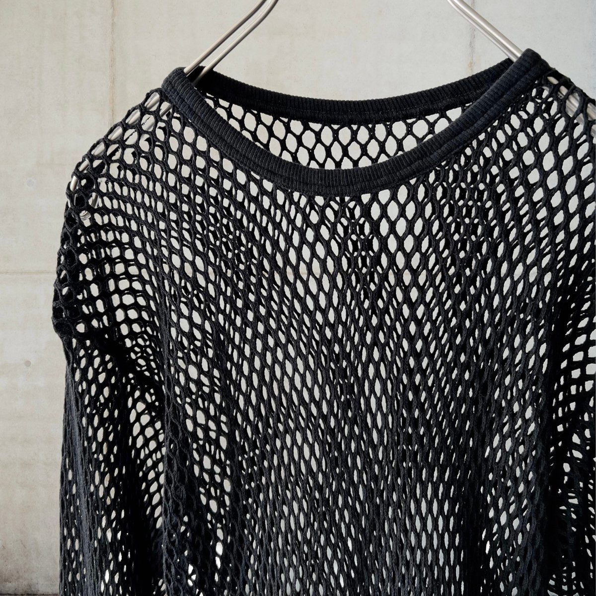 Mesh Knit Long cut and sewn | Taffee online store