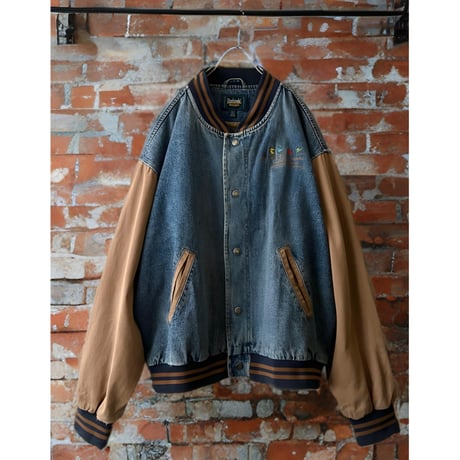 90's Dunbrooke Embroidery Design Denim Award JKT