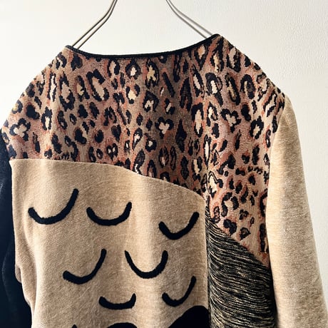 Vintage Leopard & Paisley Crazy Patchwork JKT