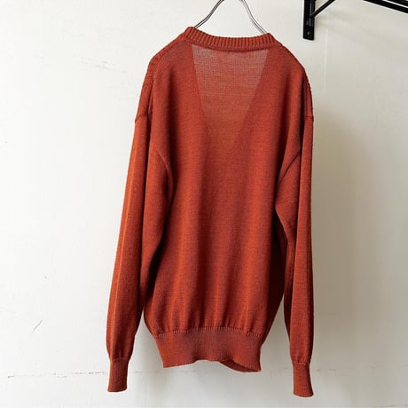 Vintage Embroidery Logo Knit Cardigan