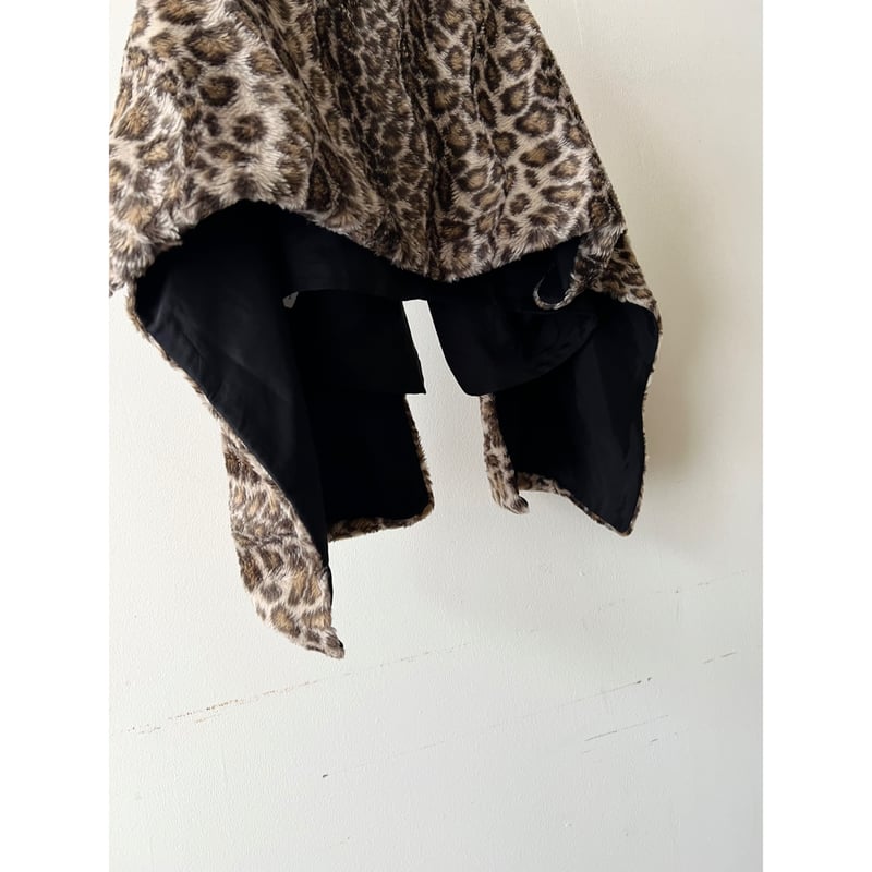 des GARCONS Leopard Pattern Fake Fur Bolero (20