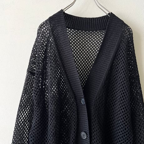 Mesh Knit See-through Cardigan