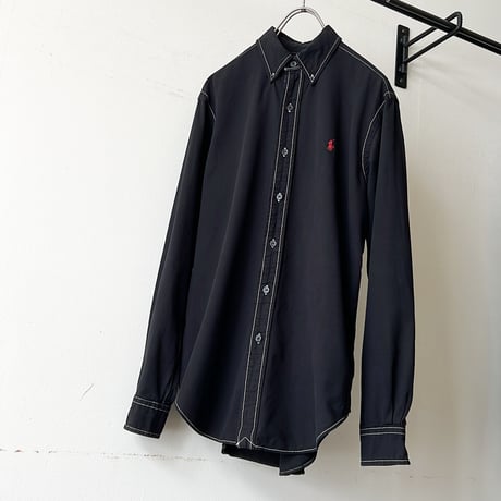 Ralph Lauren "Black Dyed" Cotton Shirt