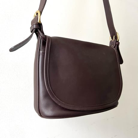 Old Coach Flap Design Shoulder Bag (made in USA)