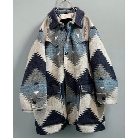 80's Ranch Next Native Pattern Rug JKT (made in England)