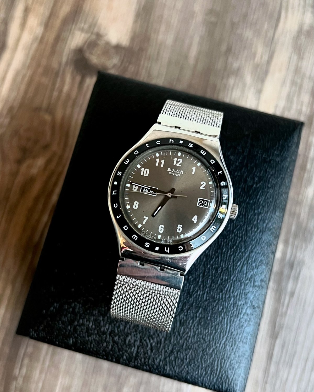 1999 swatch IRONY Steel stainless Velt Quartz W