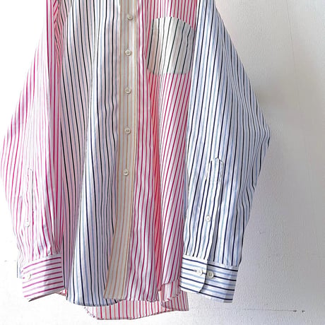 90's Brooks Brothers Crazy Pattern Stripes Cotton Shirt