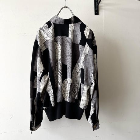 80's Geometric Design Short JKT