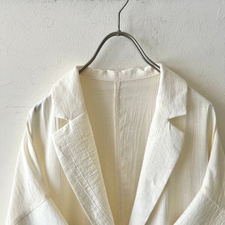 Rayon Over Silhouette Half Sleeve Shirt JKT