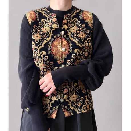 US Vintage Goblin Pattern Vest (made in USA)