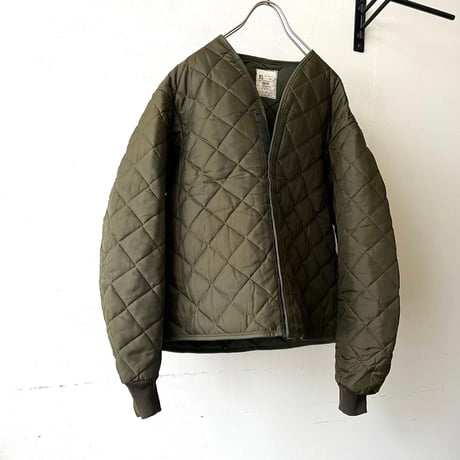 80's Dutch Army No Collar Quilting Liner JKT (deadstock)