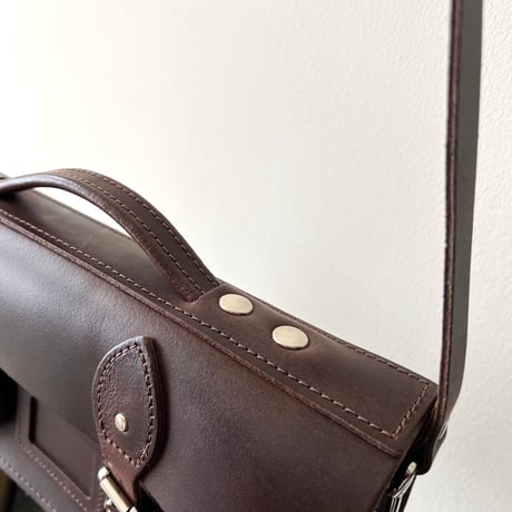 The Leather Satchel Co. 2way Leather Shoulder Bag (made in Liverpool ,England)