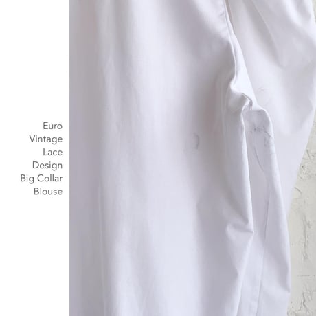 Euro Vintage Lace Designブラウス