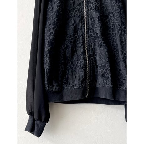 Lace Design Sheer Short JKT