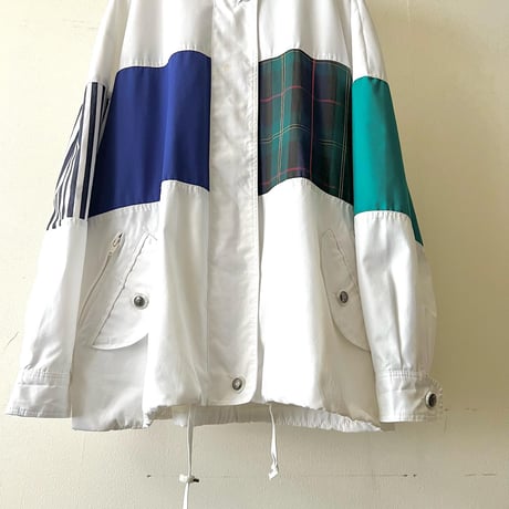 80-90's Switch Design Big Collar Nylon JKT
