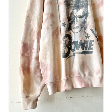 Artist Print Tie-dye Sweat "David Bowie"