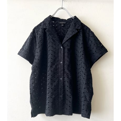 Banana Republic Cut Lace Design Blouse (黒)