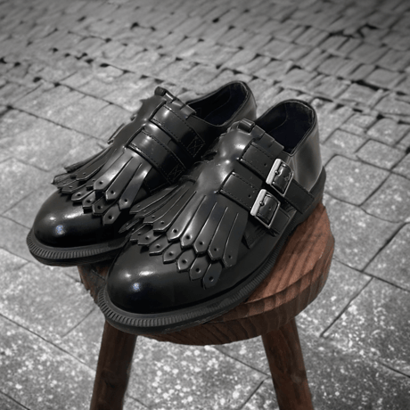 Dr.Marten's ELLARIA Double Monk Strap Shoe (size : uk5/24.0cm)