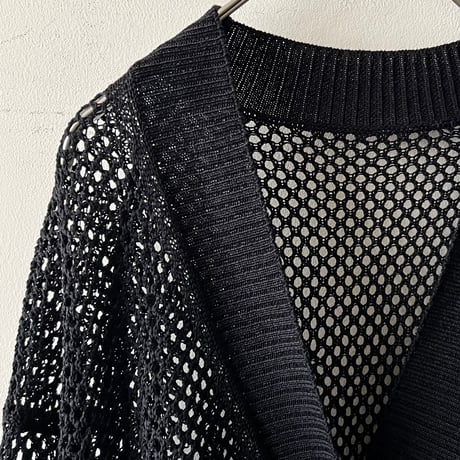 Mesh Knit See-through Cardigan