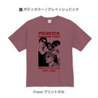 PPC 90's like メンバープリントTee ( グレイッシュピンク )