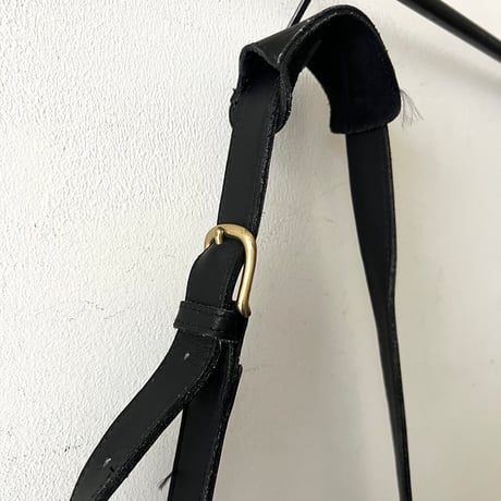 80's Old COACH Flap Design Shoulder Bag (made in USA)