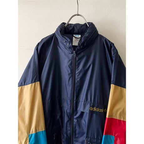 80-90's adidas Logo Print Nylon JKT