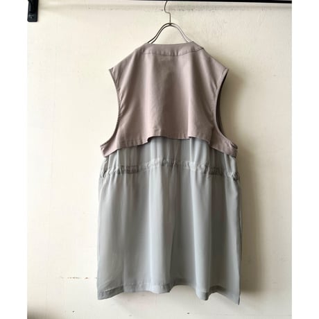 Greige & Gray Design Sheer Vest