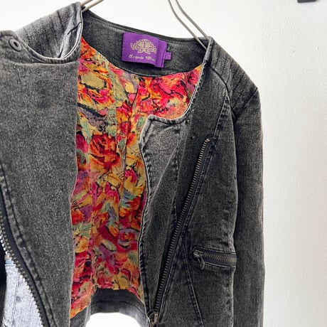 90-00's Stretch Denim Short Riders JKT