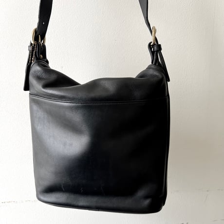 80-90's Old Coach Flap Shoulder Bag (made in USA)
