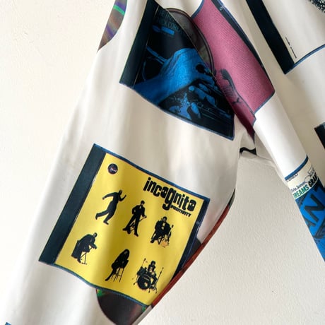 Vintage Jazz CD Pattern Shirt