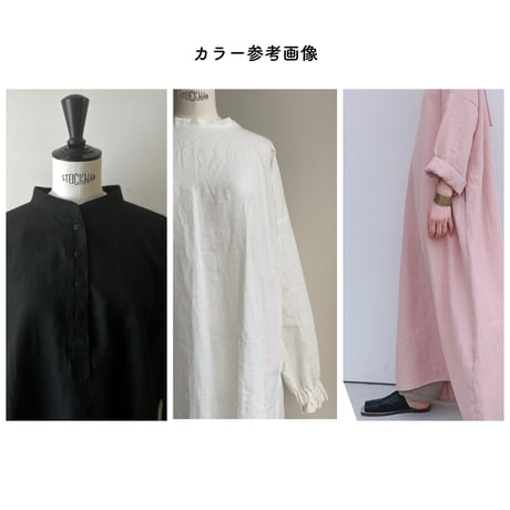 ヘンリーネックプルオーバーシャツ